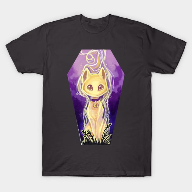 9th life Coffin T-Shirt by BiancaRomanStumpff